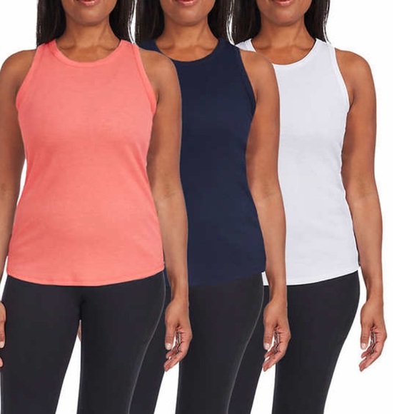 NWT Danskins Womens Tank Top 3 Pack - Picture 1 of 7